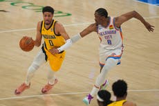 Haliburton de Pacers parece agravar lesión en la pierna en el quinto juego de las Finales de la NBA