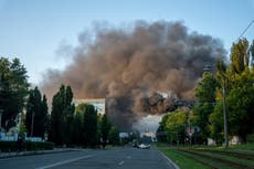 Al menos 20 heridos en ataque ruso con drones y misiles en Kiev