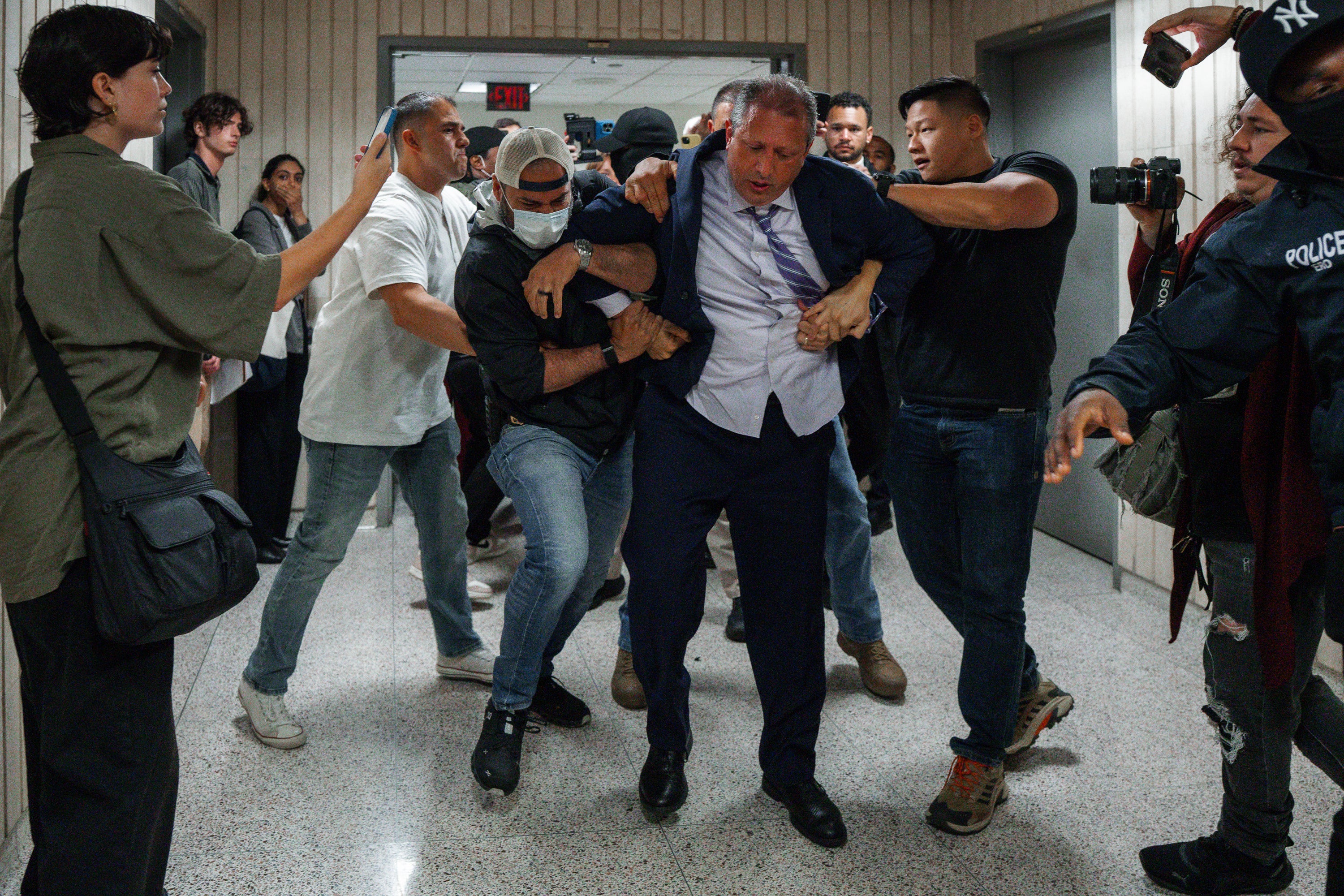 NUEVA YORK-INMIGRACIÓN-CORTE-ARRESTO