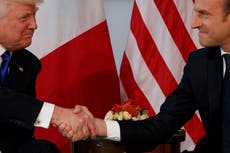 Trump critica a Macron por comentarios sobre su salida temprana del G7