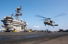 ¿Qué movimientos de aviones y barcos militares ha hecho EEUU en Oriente Medio?