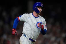 Suzuki y Crow-Armstrong conectan jonrones por líderes Cachorros, que vencen 5-3 a Cerveceros