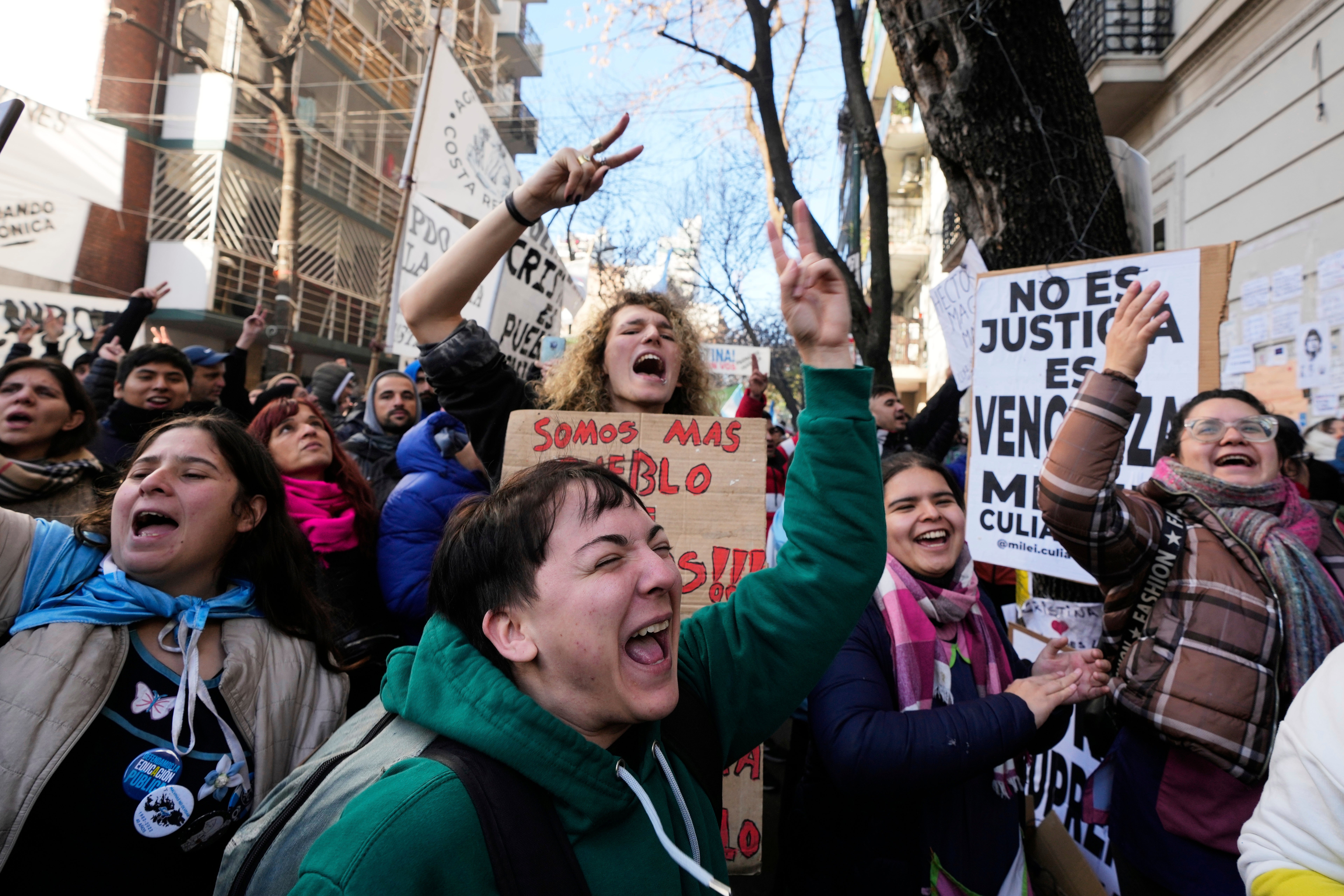 ARGENTINA-EXPRESIDENTA CONDENA