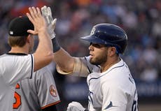 Rays revierten déficit de 8 carreras y vencen 12-8 a Orioles en la mayor remontada de la campaña
