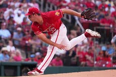 Pallante lanza 6 entradas en blanco, Cardenales anotan 5 en el 8vo y vencen 6-1 a Rojos