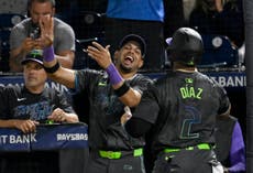 Rays vencen 14-8 a Tigres con 2 vuelacercas de Díaz y cuatro impulsadas de Thaiss