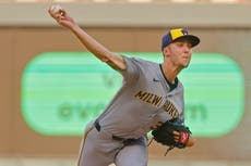 Yelich impulsa ocho y apoya perfecto de Misiorowski hasta la 7ma en paliza de Cerveceros a Mellizos