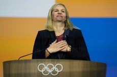Presidentea del COI Kirsty Coventry inicia trabajo frente a retos para Los Ángeles 2028