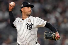 El dominicano Luis Gil enfrentó bateadores con los Yankees por primera vez tras lesión
