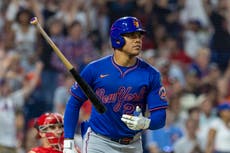 Soto y Nimmo lideran ofensiva de 7 jonrones de Mets, que vencen a Filis y rompen racha de 7 derrotas
