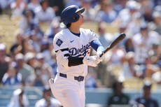 Ohtani lanza una sólida entrada y produce cinco carreras en triunfo 13-7 de Dodgers sobre Nacionales