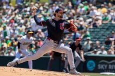 Slade Cecconi lleva a los Guardianes a una victoria por 3-0 sobre los Atléticos