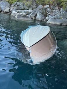 Continúa búsqueda de desaparecidos tras naufragio de bote en Lago Tahoe