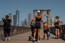 Ola de calor en la costa este: máximas en Nueva York y Boston superan los 38 °C