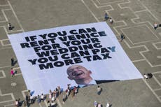 Activistas afirman que la boda de Bezos en Venecia resalta la creciente desigualdad