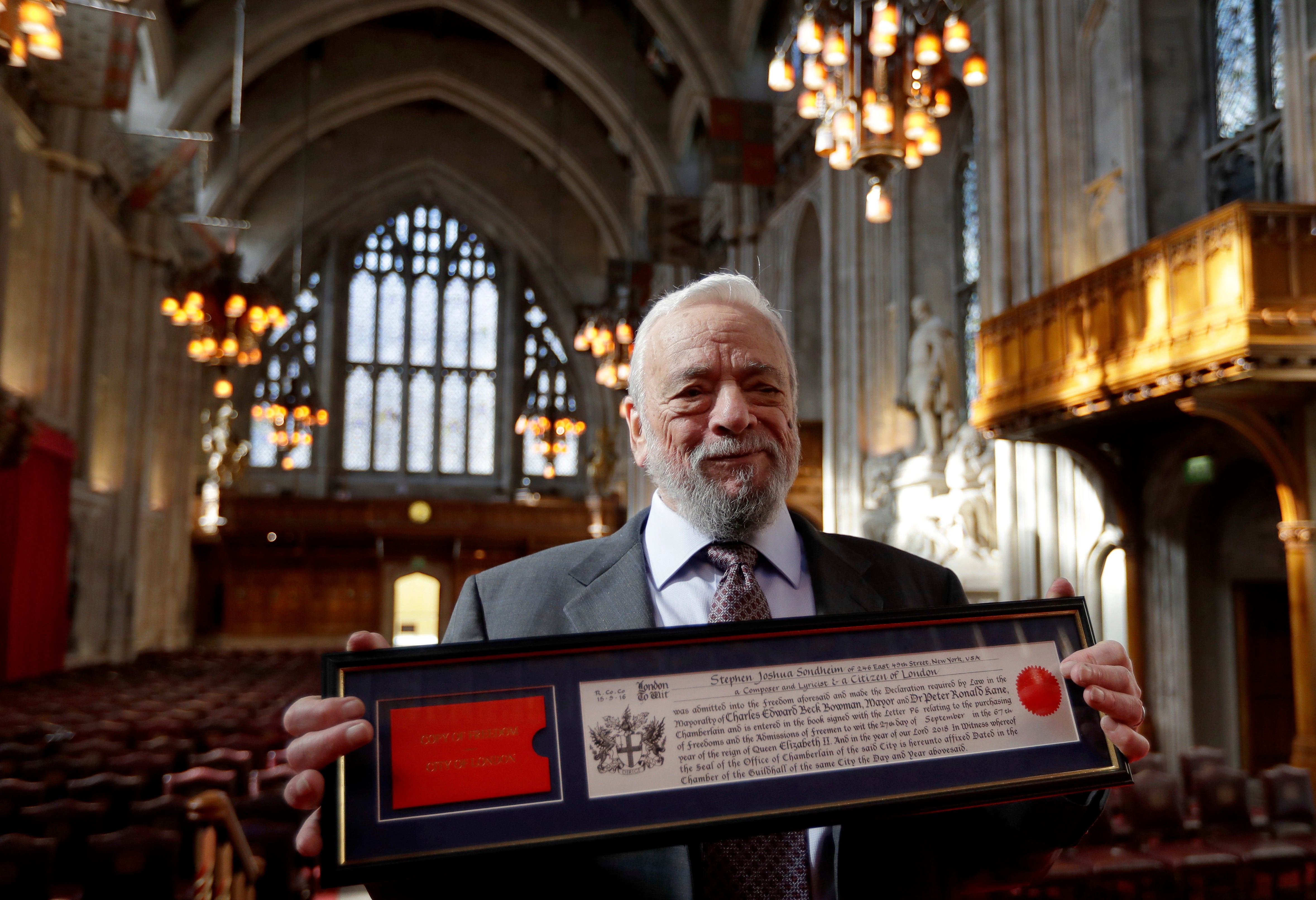 Archivos del genio de Broadway Stephen Sondheim son donados a la Biblioteca del Congreso