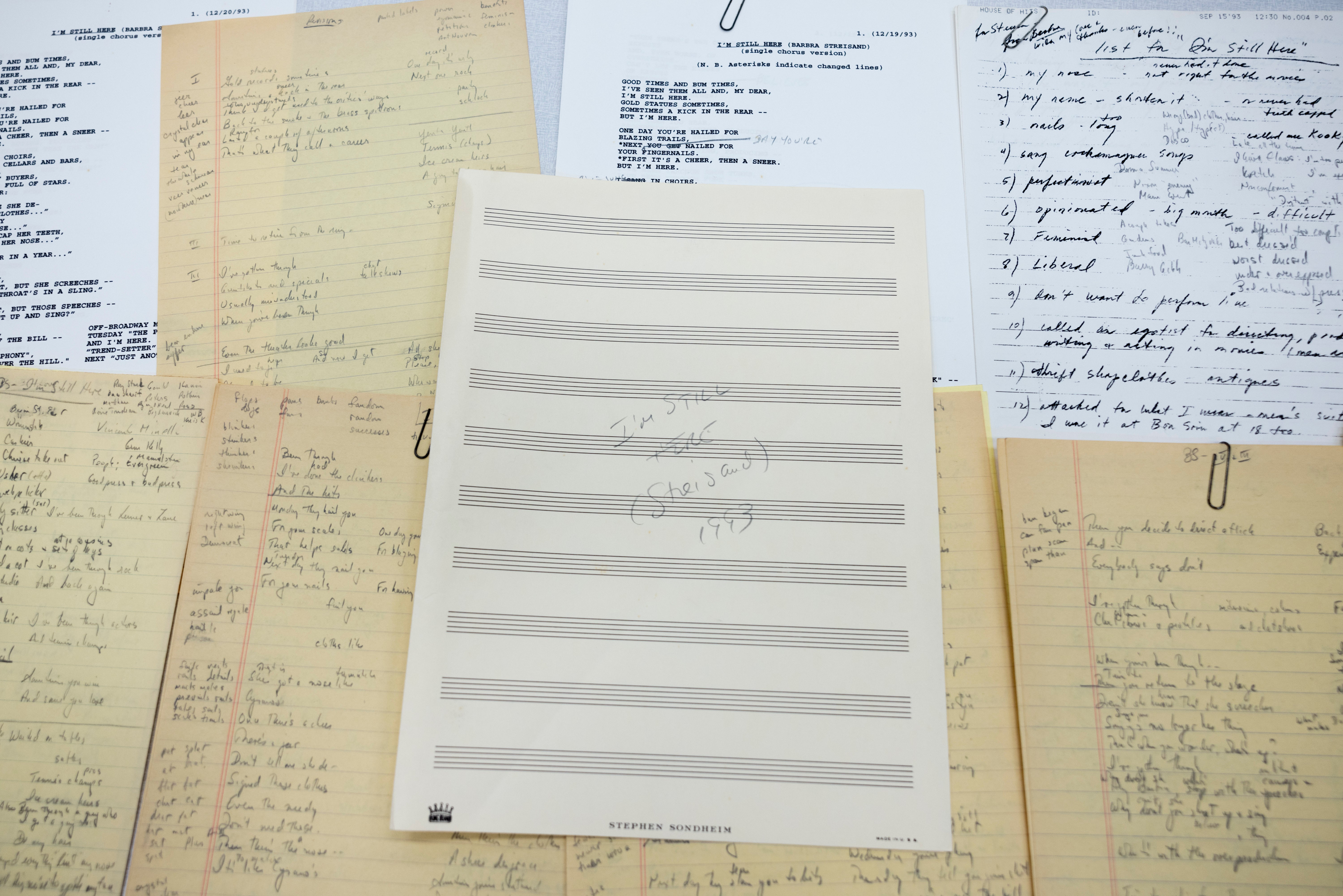 STEPHEN SONDHEIM-BIBLIOTECA DEL CONGRESO