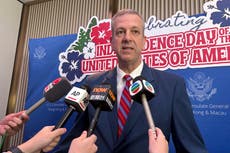 Principal diplomático de EEUU en Hong Kong critica a China y a la ciudad por restringir libertades