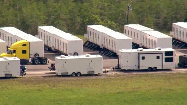 FLORIDA-CÁRCEL PARA INMIGRANTES-PROTESTAS