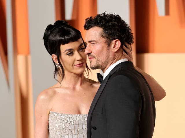 <p>Katy Perry y Orlando Bloom </p>