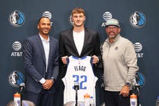 Cooper Flagg es presentado en Dallas como la primera selección del draft de la NBA