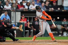 Triple de Patrick Bailey produce 2 carreras por Gigantes, que se imponen 3-1 a Medias Blancas