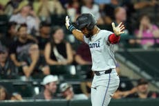 Otto López logra 3 hits y 3 impulsadas en victoria de Marlins, 9-8 sobre Diamondbacks