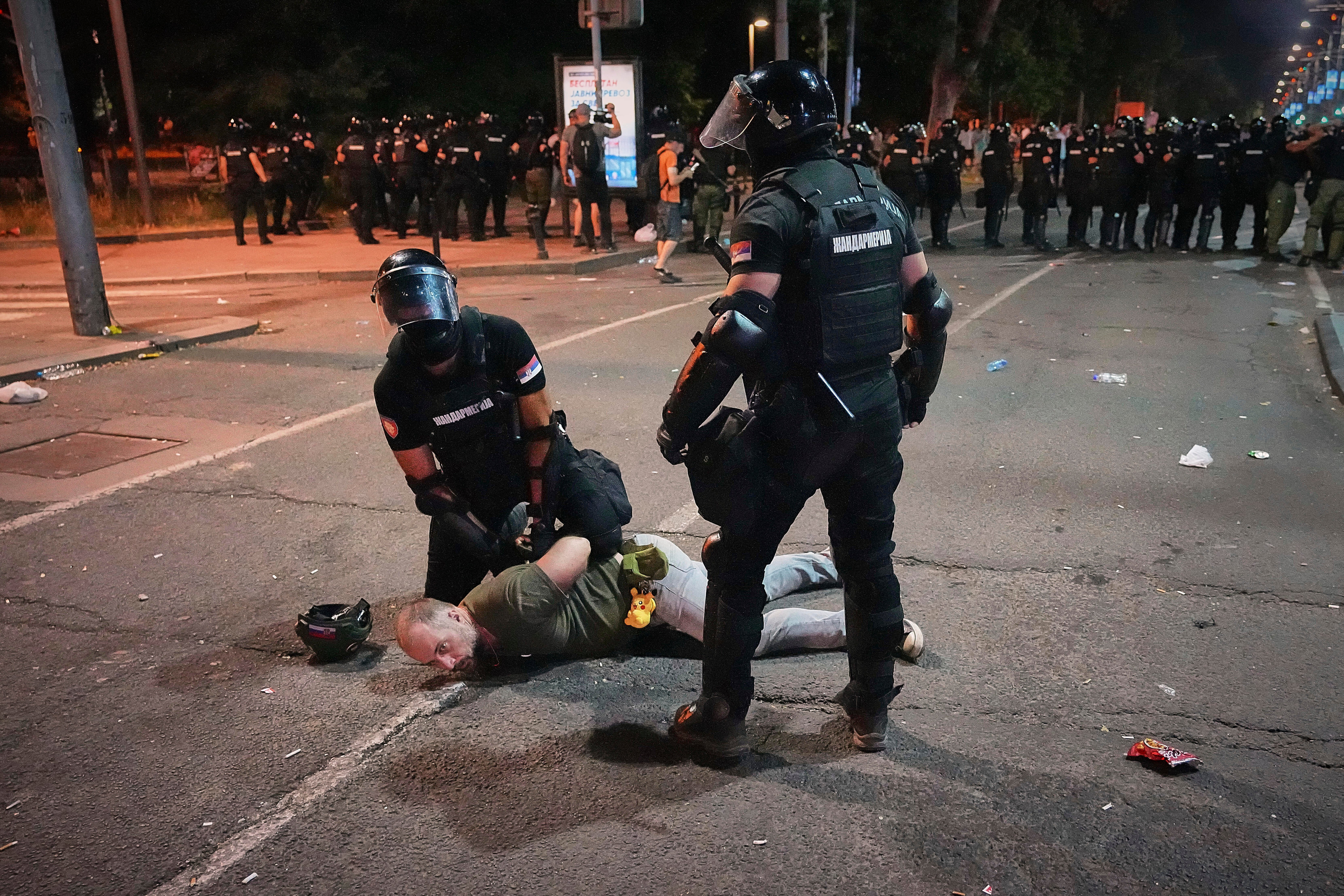 SERBIA-PROTESTAS