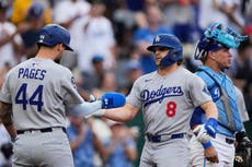 Dodgers ganan 5-1 a Reales con jonrones de Hernández y Smith; Wrobleski lanza seis entradas