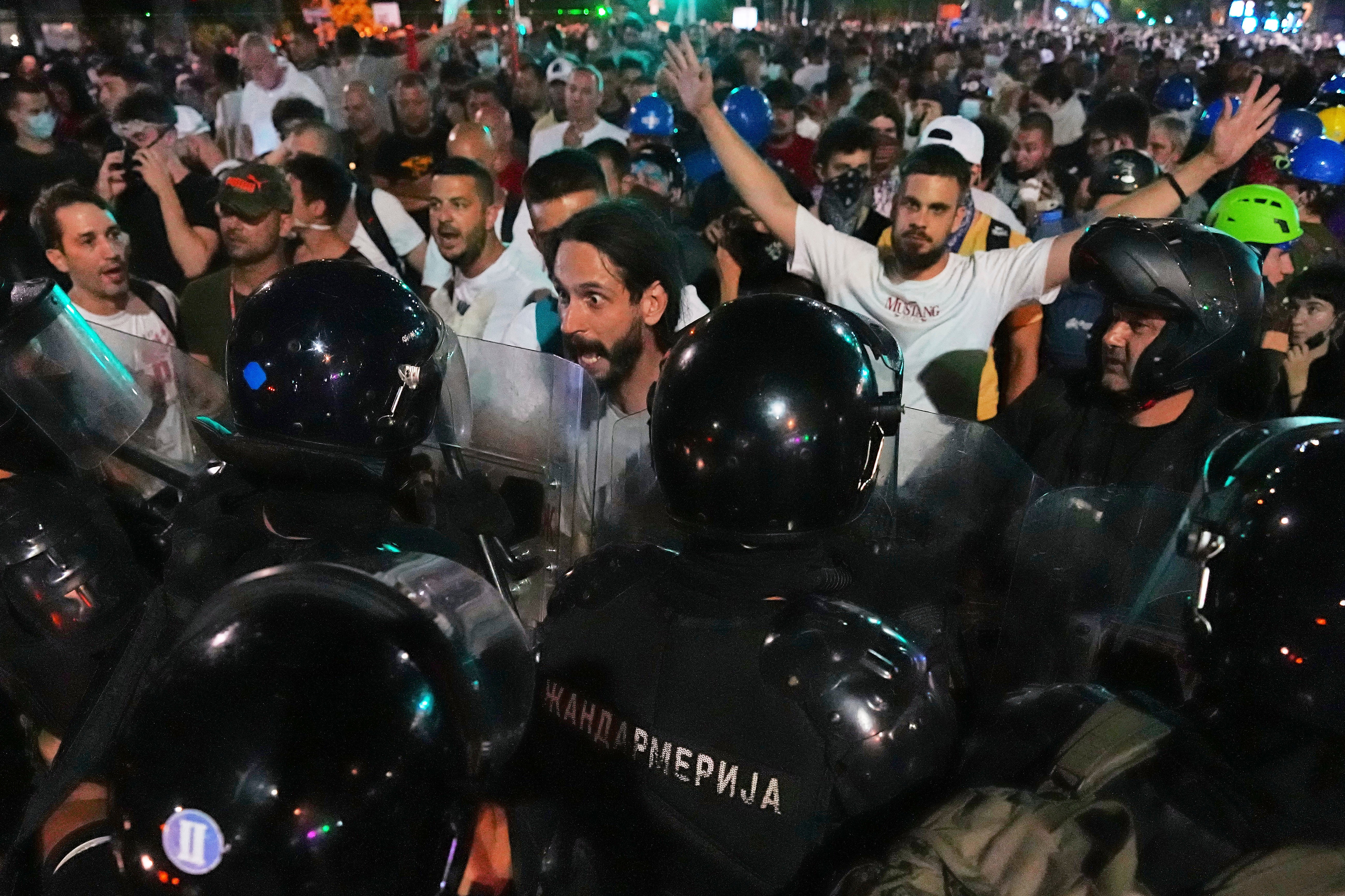 SERBIA-PROTESTAS