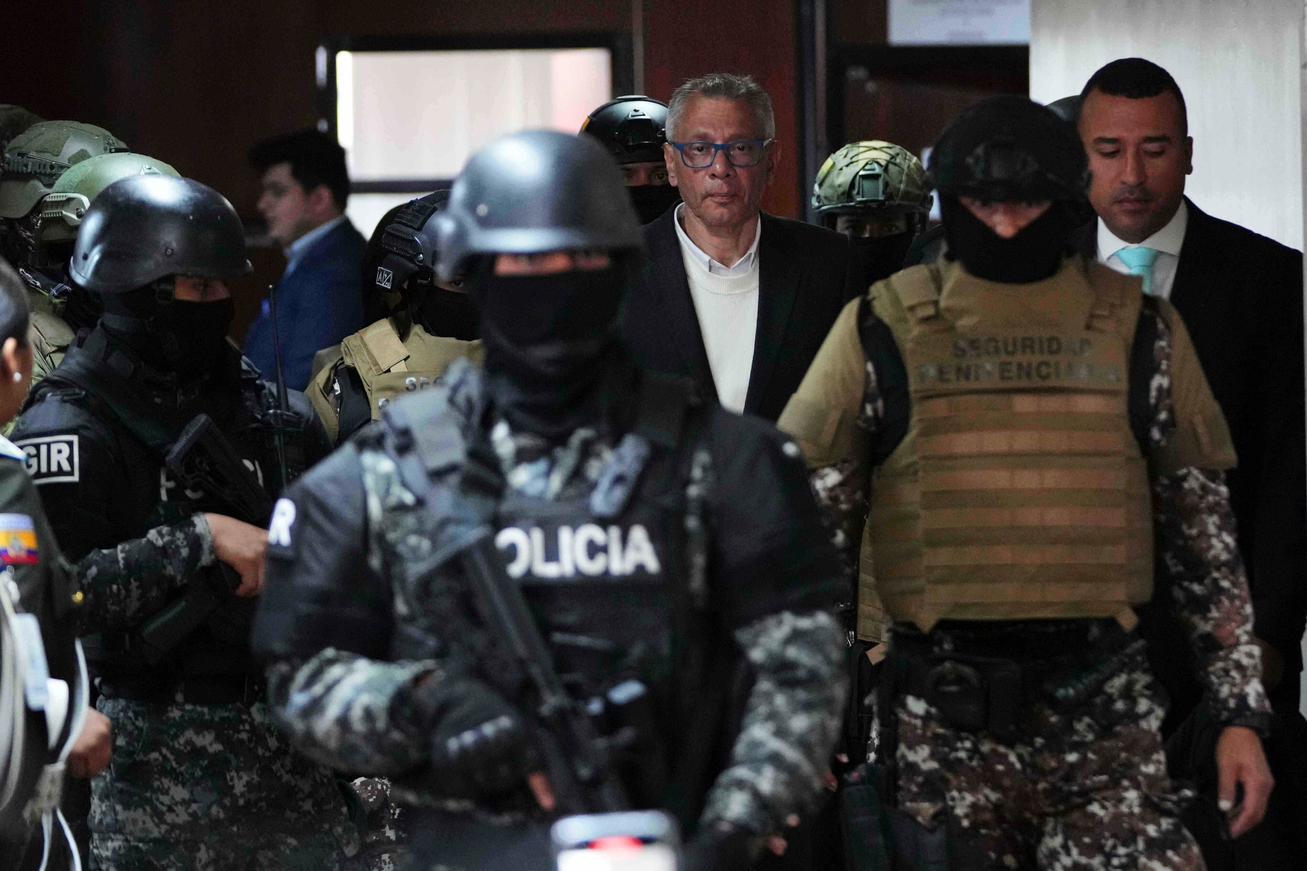 ECUADOR-CONDENA EXVICEPRESIDENTE