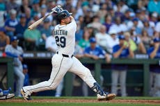 Raleigh amplía ventaja en las mayores con su 33er jonrón en victoria de Marineros sobre Reales