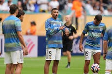 Kylian Mbappé llega con el Real Madrid para el duelo ante la Juventus en el Mundial de Clubes