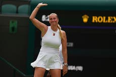 La bicampeona de Wimbledon Petra Kvitova se despide de 'el mejor torneo'