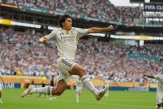 Gonzalo García mete de cabeza al Real Madrid a los cuartos de final del Mundial de Clubes