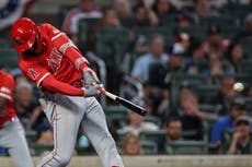 Doble de Adell en el 8vo impulsa la 1ra carrera y Angelinos vencen 4-0 a Bravos para volver a .500