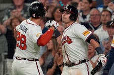Grand slam de Olson catapulta a Bravos con entrada de siete carreras en victoria 8-3 ante Angelinos
