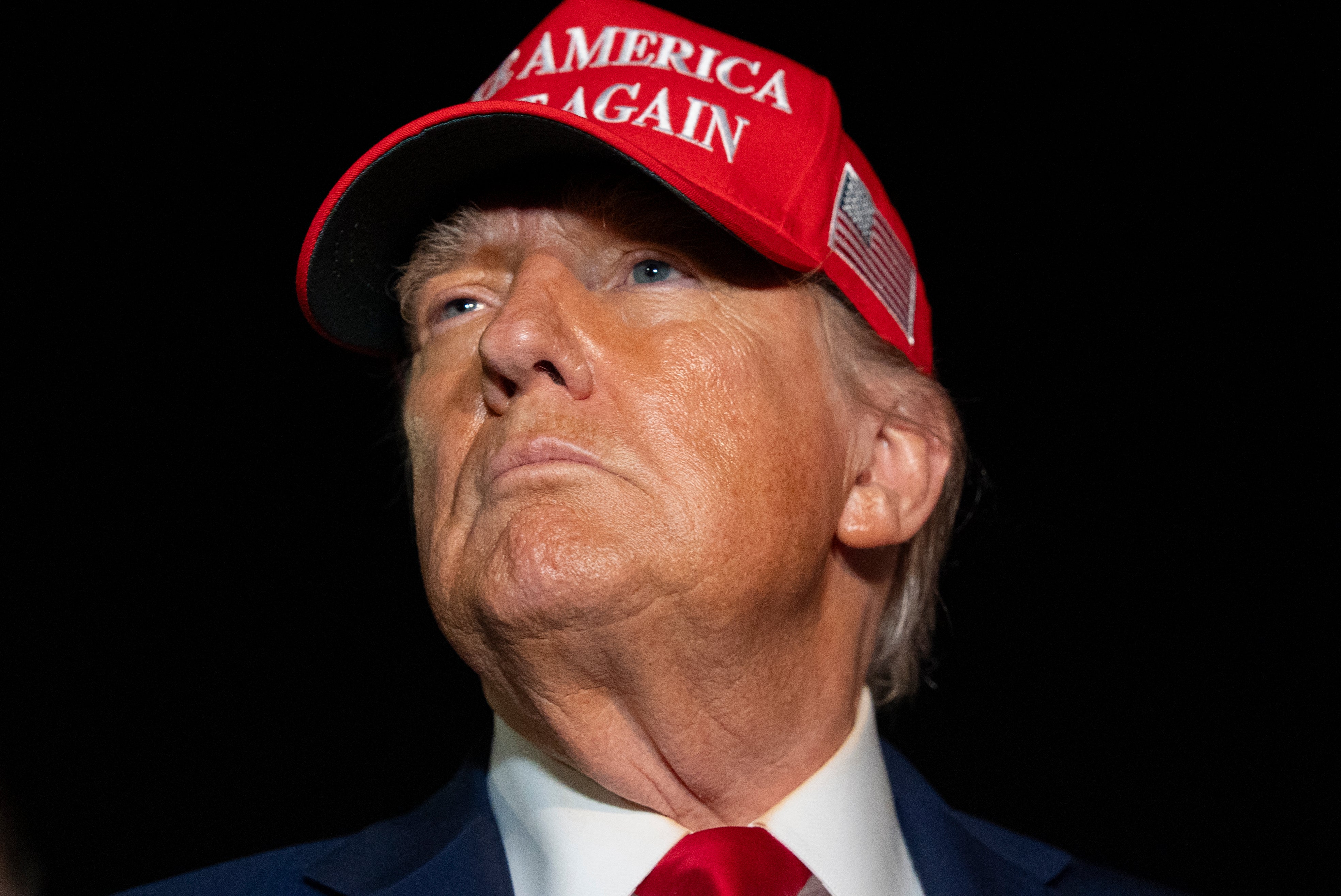 Donald Trump hizo el comentario durante su discurso en un mitin en Iowa