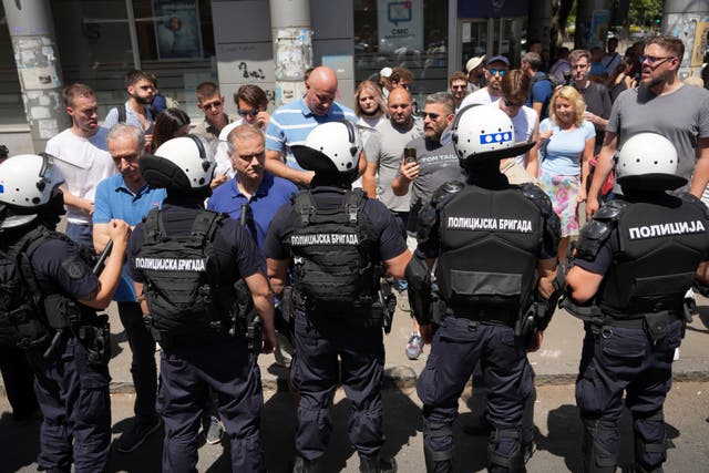 SERBIA-PROTESTAS