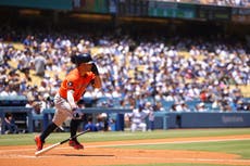 Walker, Díaz y Altuve conectan jonrones en victoria de Astros 5-1 sobre Dodgers