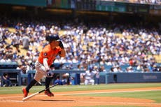 Walker, Díaz y Altuve conectan jonrones en victoria de Astros 5-1 sobre Dodgers