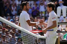 Sistema de llamadas electrónicas falla durante partido de cuartos de final en Wimbledon