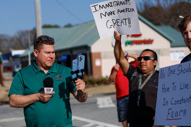 EEUU-INMIGRACIÓN-PERIODISTA DETENIDO