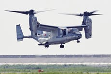 Japón comienza a desplegar aeronaves Osprey en nueva base con la mirada puesta en China