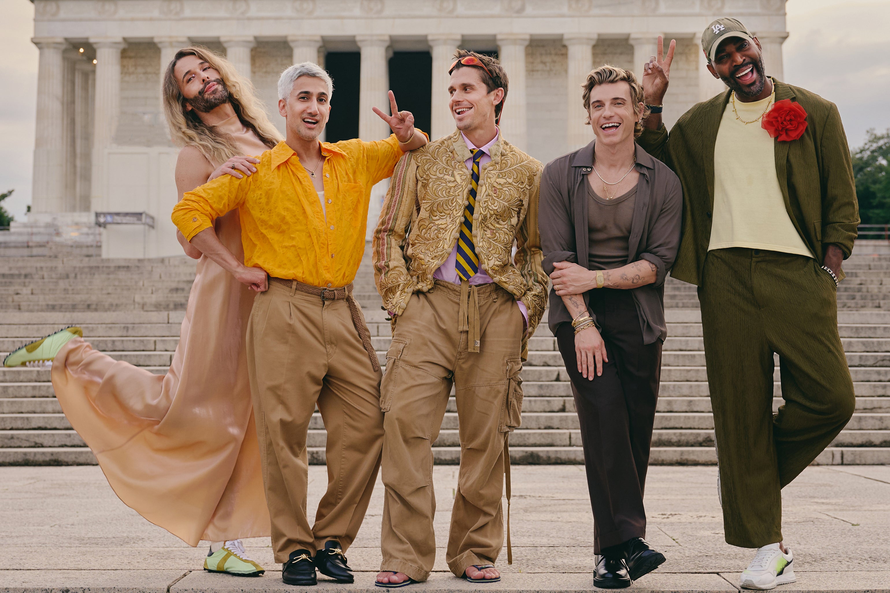 Los “Fabulosos Cinco” de 'Queer Eye': Jonathan Van Ness, Tan France, Antoni Porowski, Jeremiah Brent y Karamo Brown