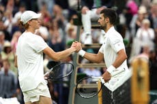 La gran ventaja de Djokovic para imponerse a Sinner en Wimbledon