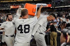 Yankees remontan y superan 6-5 a Marineros en diez entradas tras no batear hit ante Woo hasta la 8va