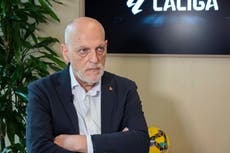 España: Tebas rechaza pedido de Courtois de retrasar debut liguero del Real Madrid