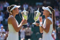 Kudermetova y Mertens ganan la final de dobles femeninos en Wimbledon