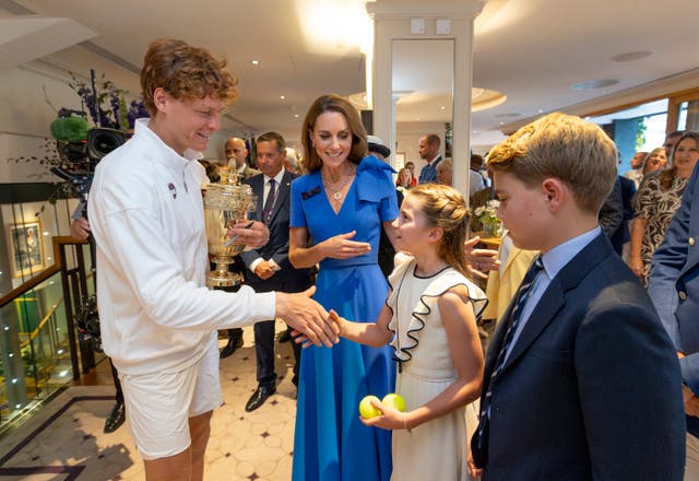 <p>Jannik Sinner habló con la familia real tras su victoria en Wimbledon</p>